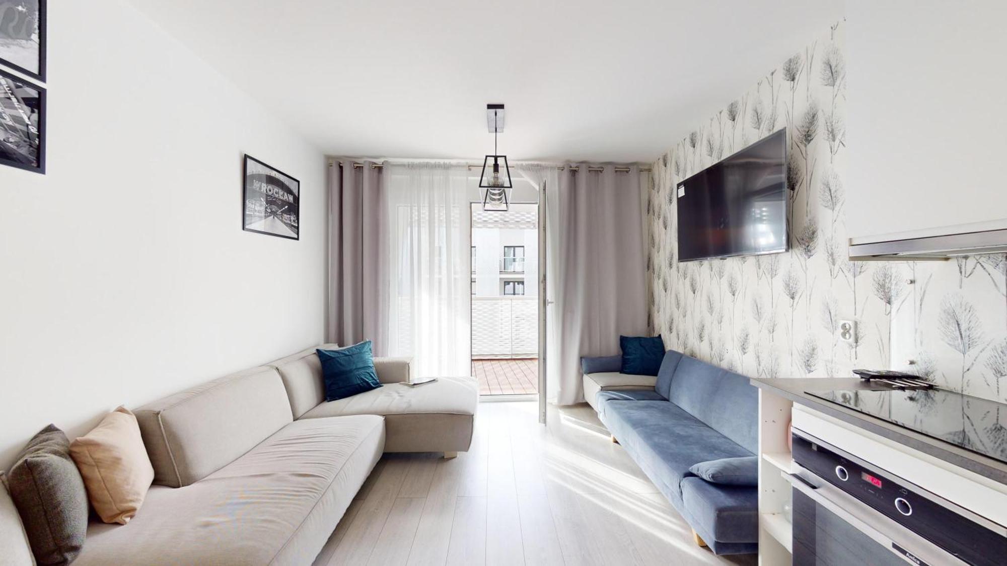 Family House By The River Odra -Panoramic Terrace - 3Room Apartment With 2 Separate Bedrooms And 2 Balconies By Wroapart-Pl- Perfect For Family & Business Stays Wrocław Zewnętrze zdjęcie
